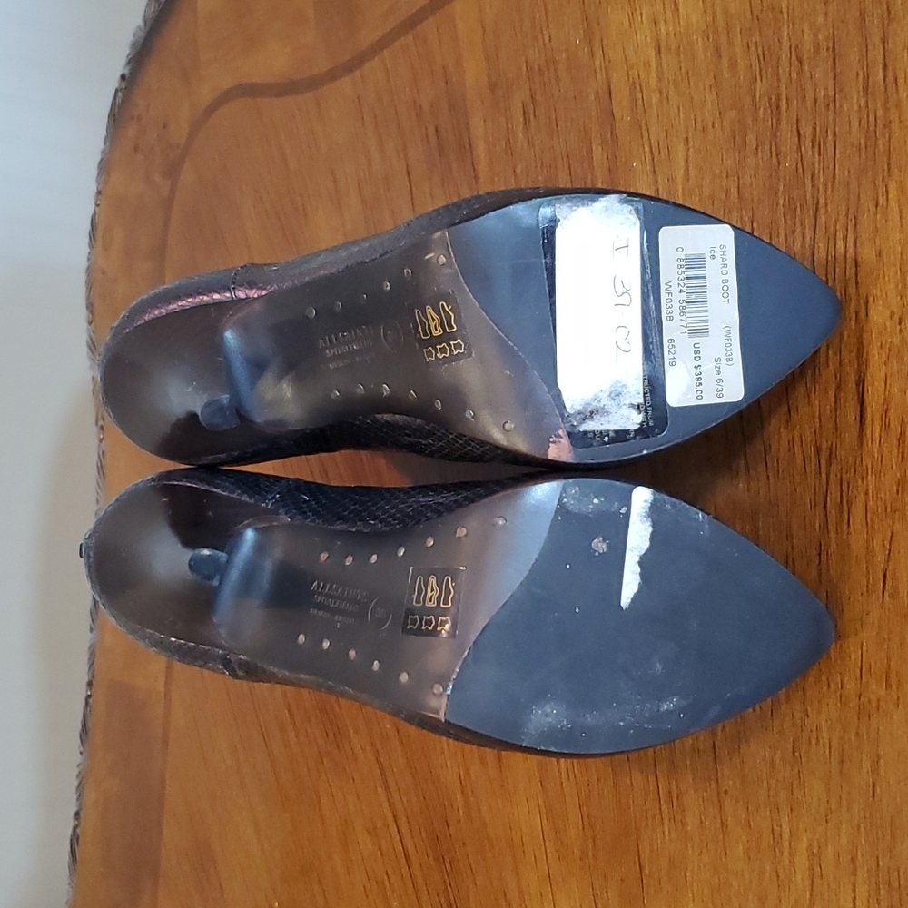 *SALE* AllSaints metallic boots - Picture 6 of 10